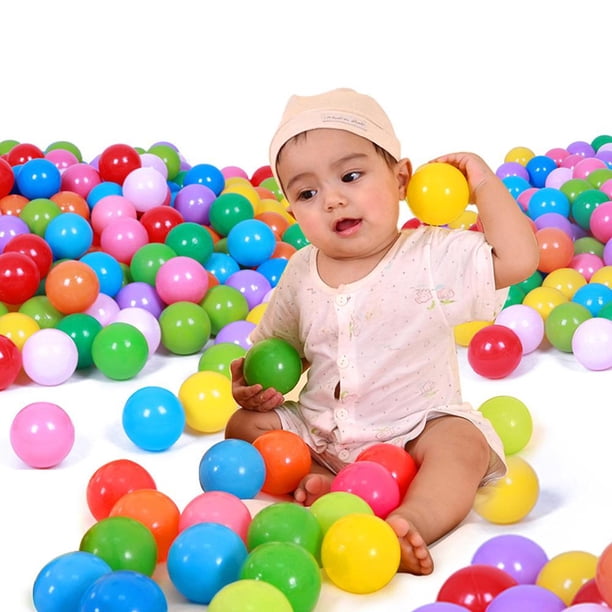 25 piezas ecológicas coloridas olas del océano bolas suaves piscina al aire libre juguetes para bebés Likrtyny juguetes de los niños