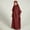 Wine, variant on Liyamei Abaya for Girls Long Sleeve Prayer Dress Clothing Arabic Eid Robe 9-10 Years