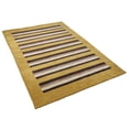 thumbnail image 4 of Rugsotic Carpets Hand Knotted Wool Area Rug 9'x12' Gold Brown Contemporary Rectangle Indoor Rug for Living Room, Bedroom Antimicrobial L00904, 4 of 5