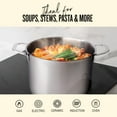 thumbnail image 3 of Alva Maestro Cookware Set 6-Piece Set - Stainless Steel Pots with Lids - Oven Safe, Easy to Clean and Made without Harmful Chemicals - Induction and All Stovetop Compatible, 3 of 11