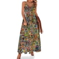thumbnail image 2 of Vintage Comic Book Pattern Sleeveless Dress summer outfits for women elegant women's dresses for wedding, 2 of 6