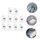 thumbnail image 5 of BESTYASH 10Ud De Pared Autoadhesivos Plata Resistentes Para Hogar Y Cocina, 5 of 8