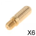 thumbnail image 1 of Colaxi 6X Joint de Queue de Piscine Vis de Billard Partie en Laiton, 1 of 8
