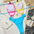 thumbnail image 2 of Women Swimsuit Bathing Halter Neck Chic Lace Up Summer Vacation Bathing Monokini, 2 of 5