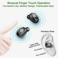 thumbnail image 4 of Wireless Earbuds,Bluetooth 5.0 True Wireless Bluetooth Earbuds, with bass 3D Stereo Sound Wireless Headphones, Built-in Microphone LED Digital Shows Charging Charge, 4 of 8