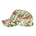 thumbnail image 5 of Disketp Mushrooms Gnomes Print Baseball Caps For Outdoor Sports Fashion Casual Outdoor Caps Men Women, 5 of 8
