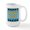White, variant on CafePress - Happy Easter Chicks Blue Large Mug - 15 oz Ceramic Large White Novelty Mug