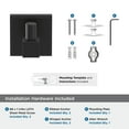 thumbnail image 6 of Amerock Appoint Matte Black Single Prong Robe Hook, 6 of 9