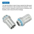 thumbnail image 4 of Uxcell Hose Barb Fittings G1/4 x 14mm Thread Male Aluminum Pipe Fitting Adapter for Water Cooling System Pack of 6, 4 of 4