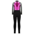 thumbnail image 6 of Alvivi Girls Shiny Rhinestone Gymnastics Leotard with Sports Leggings Yoga Dance Bodysuit Activewear Hot Pink 8, 6 of 6