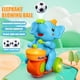 thumbnail image 2 of Pelota de juguete para bebés que vuelan con forma de elefante rastrero con tambor, de 6 a 36 meses, 2 of 7