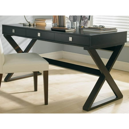 Emilio Contemporary Trestle Base Writing Desk W 3 Drawers Trestle Base Writing Desk W 3 Drawers