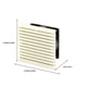 thumbnail image 3 of Cateissary Filtro de ventilador de gabinete eléctrico, cubierta de obturador de ventilación montada en almacén, reemplazo de pantalla, ventilador de Electrodomésticos Cateissary HA072724-01, 3 of 6