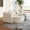Beige, variant on 75" Corduroy Convertible Sofa Bed, Pull-Out Loveseat Sleeper with high-density foam and pillows, Modern Loveseat Sofa Sleeper with foldable structure for living room studio lounge, Beige