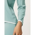 thumbnail image 5 of DARING DIVA Women's Long Sleeve Pullover Pajamas Sets XS Light Blue, 5 of 6