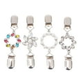 thumbnail image 1 of MasteelfCA 4 Pcs Broche Rétro Clips de Cardigan Créatifs en Alliage pour Filles Femmes, 1 of 8