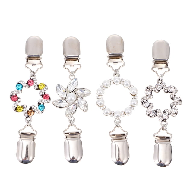 MasteelfCA 4 Pcs Broche Rétro Clips de Cardigan Créatifs en Alliage pour Filles Femmes
