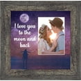 thumbnail image 3 of I Love You to the Moon and Back, Love Picture Frame, FiancÃ© Gifts for Her, Husband and Wife Cute Picture Frames, Couples, Boyfriend and Girlfriend Gifts, 6441B, 3 of 6