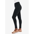 thumbnail image 2 of Jessica London Women's Plus Size Everyday Stretch Cotton Legging, 2 of 6