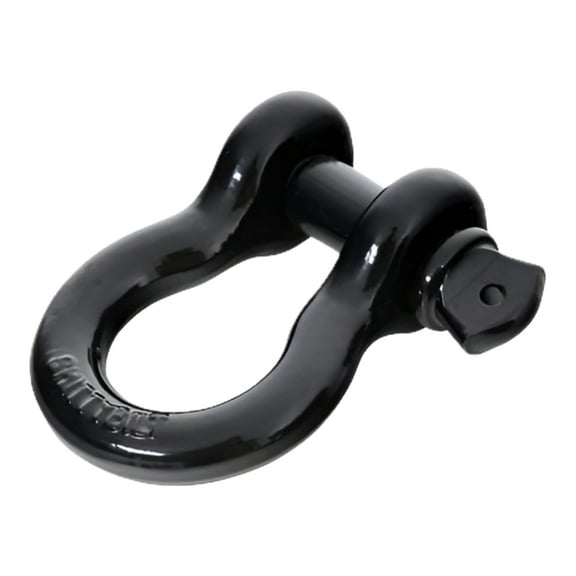 Smittybilt 7/8 D-Ring Shackle (Black) - 13048B"