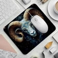 thumbnail image 2 of Aries Constellation Square Desk Pad Mouse Mat Gaming Mousepad, 8.3x9.8 Inch, Non-Slip Rubber Bottom, Printed, Suitable for Office and Gaming, 2 of 6