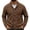 Coffee, variant on Lovzfmll Cardigan for Men, Shawl Collar Cable Knit Button Front, Casual Long Sleeve Sweater for Men, M