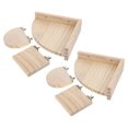 thumbnail image 3 of Hamster Supplies Hamster Climbing Toys Pet Jumping Board Entertainment Small Animal Platform Triangle Shape Space Saving 6Pcs, 3 of 5
