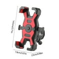thumbnail image 3 of Secure Universal Bike Phone Mount - Shock Absorbing Handlebar Holder for Navigation and Music Control, 3 of 6