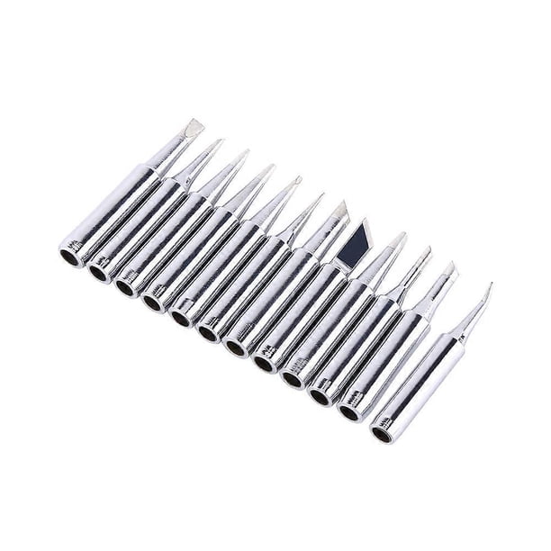 12Pcs Lead free Soldering Tip Solder Replacement Tips 900M-T Rework ...