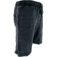 thumbnail image 2 of Republic Blue Mens Cotton Blend Casual Fleece Shorts Lounge with Pockets Jogger Athletic Workout Gym Sweat Shorts 2X-Large, Charcoal, 2 of 3
