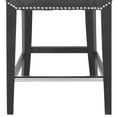thumbnail image 5 of SAFAVIEH Seth Contemporary Curved Back Counter Stool with Footrest, Black Crocodile, 5 of 7