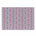 thumbnail image 1 of Animal Cutting Board, Girls Design Pattern with Happy Animals Joyful Fun Playing Dots, Decorative Tempered Glass Cutting and Serving Board, Small Size, Pale Blue Pink, by Ambesonne, 1 of 1