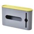 thumbnail image 1 of Generic Wall-Mounted No-Drill Plastic Garbage Bag Holder with Waterproof Lid, Large Opening, and Visible Window for Kitchen and Bathroom Storage, 1 of 6