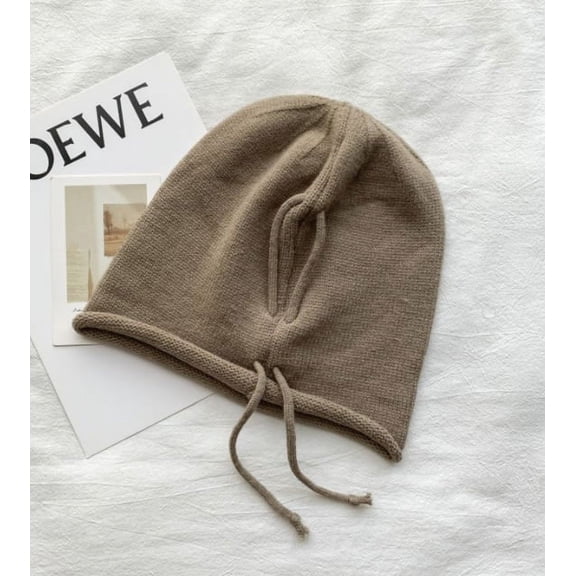 COCOpeaunt New Winter Plus Velvet Warm Woolen Hat for Women All-match Korean Knitted Hat Thickened Outdoor Ski Hat Leisure Beanie Gorros