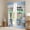 Blue Green Black, variant on Erosebridal Cartoon Car Curtains for Living Room,Happy Camping Blackout Curtains Set of 2 (38x45),Lodge Cabin Curtains and Drapes (38x45),Boys Bedroom Decor