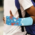 thumbnail image 4 of COEQINE Crab Waves Arm Cast Cover Kids Cast Covers for Shower Arm Large Breathable Soft Arm Cast Protector Easy to Put on Hand Cast Cover for Arm Hand Protectors and Decortion, 4 of 7
