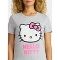 thumbnail image 4 of Hello Kitty Women's Maternity Graphic Tee with Short Sleeves, Sizes XS-XXL, 4 of 5