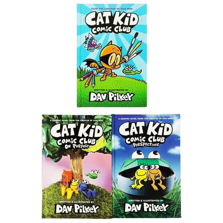 Dav Pilkey, Cat Kid Comic Club, Graphic Novels Collection