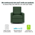 thumbnail image 2 of DaVinci Piper Recliner with 360 Swivel, Glider, Hidden Recline Mechanism, 2 of 6