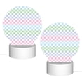 thumbnail image 2 of Sikiie Colorful Checkerboard Acrylic Night Light Gift Custom Acrylic Night Light LED Lights for Bedroom Home Office, 2 of 9