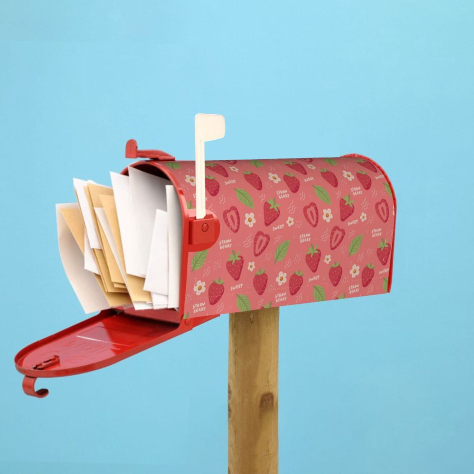 Kdxio Magnetic Mailbox Cover 25.5x21 in Mailbox Cover Outdoor Decoration Holiday Mailbox Covers for Home Garden Yard-25.5x21 in