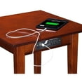 thumbnail image 5 of Shaker End Table with Charging Station in Walnut or Caramel, 5 of 6