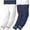 Navy/White Two Tone, variant on Gameday Double Drip Football Arm Sleeves 2 Pairs, Royal & White