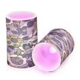 thumbnail image 7 of Yayeee Flameless Candles with Remote Flickering Battery Operated Multi Color Changing, Green Floral, 7 of 7