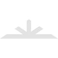thumbnail image 4 of 84"W x 28"H x 2"D x 6"F, 8/12 Pitch, Saratoga Architectural Grade PVC Gable Bracket, 4 of 8