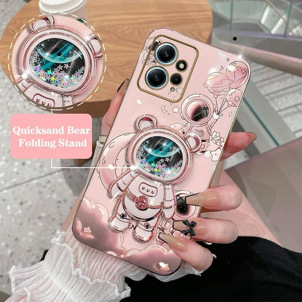 Funda Con Soporte De Teléfono Para Xiaomi Redmi Note 12 12Pro 12S 12 Pro Plus 10 12R 12 Turbo 10S De Astronauta De Arenas Movedizas