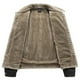 thumbnail image 3 of Chaqueta de terciopelo de cordero de longitud media de invierno para hombre más abrigo cálido de terciopelo abrigo informal Pompotops  oipoqjl12962, 3 of 3