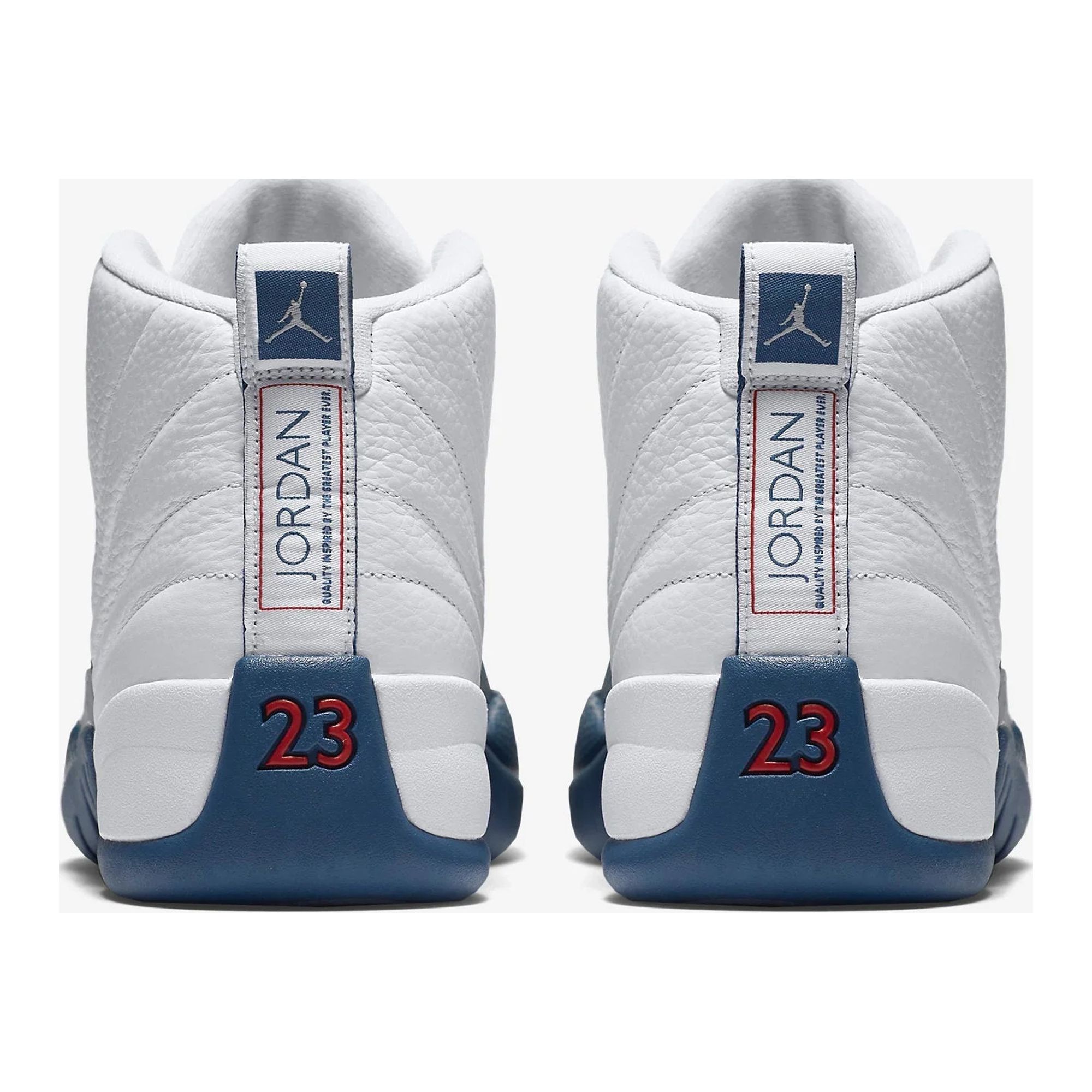 Nike Mens Air Jordan 12 Retro "French Blue" White/Metallic Silver 130690-113 - image 5 of 6