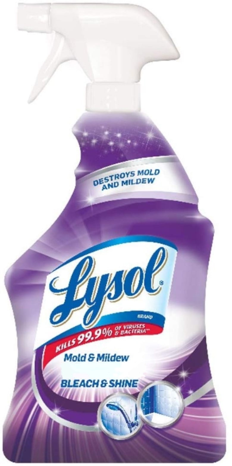3 Pack Lysol Mildew Remover Spray with Bleach, 32 oz