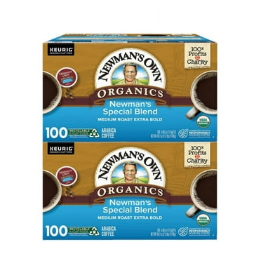 2 Pack | Newman's Own Organics Coffee Special Blend K-Cup Pod, 100 Count